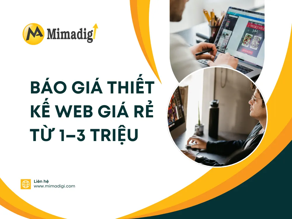 Báo giá thiết kế web giá rẻ từ 1–3 triệu