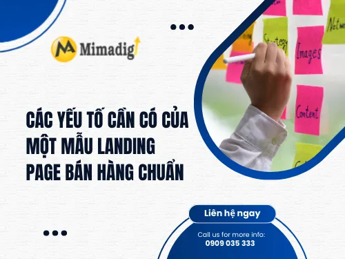 Mẫu landing page bán hàng chuẩn