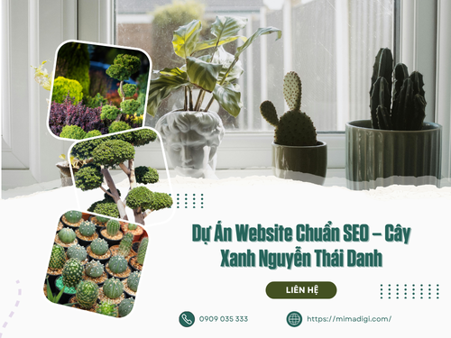 SEO-Optimized Website Project – Nguyen Thai Danh Greenery