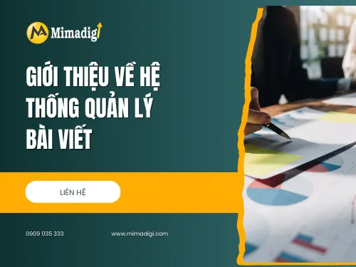 Hệ thống quản lý bài viết cho website code tay