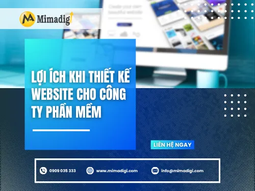 Thiết kế website công ty phần mềm