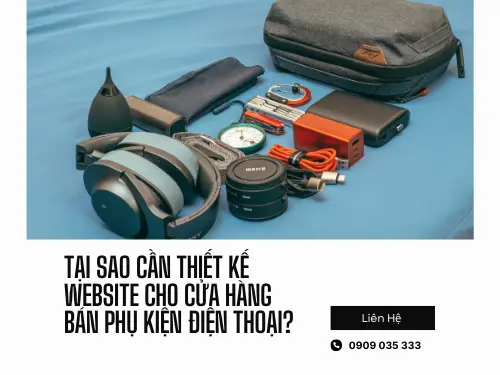 Phone Accessory Website Design in Saigon