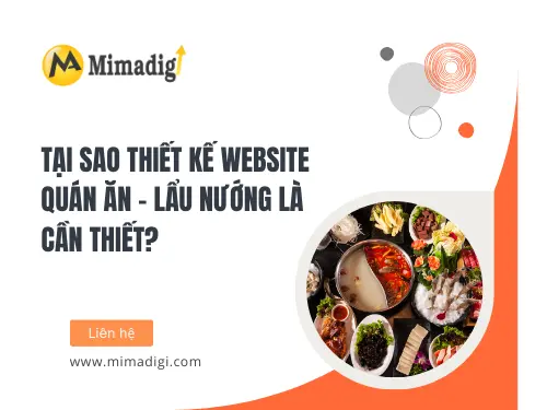 Thiết kế website quán ăn – lẩu nướng