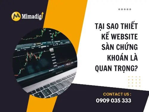 Thiết kế website sàn chứng khoán