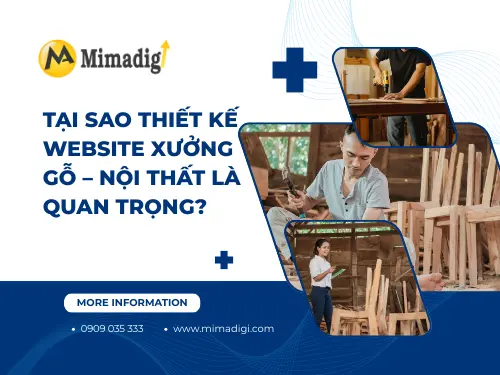 Thiết kế website xưởng gỗ – nội thất
