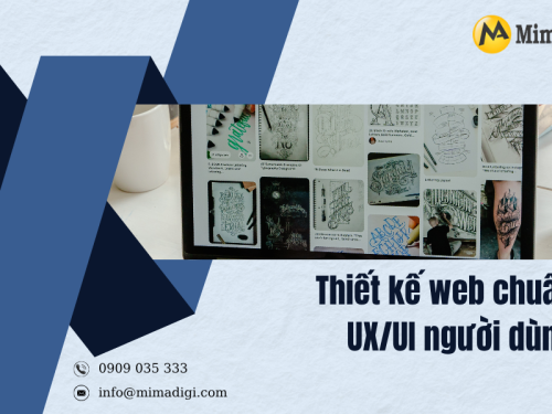 Thiết kế web chuẩn UX/UI người dùng