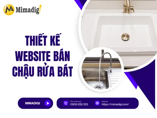 Website Design for Selling Kitchen Sinks