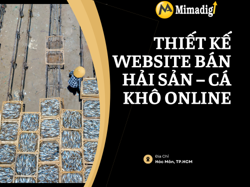 Website Design for Selling Seafood – Dried Fish Online