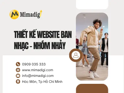 Band & Dance Group Website Design