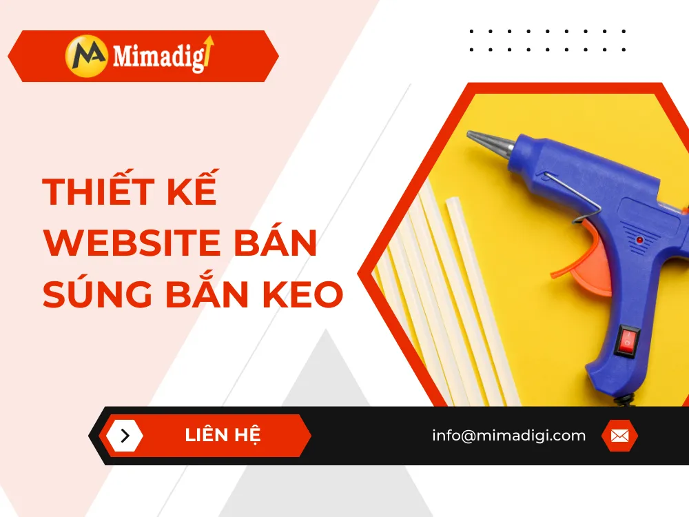 Thiết kế website bán súng bắn keo