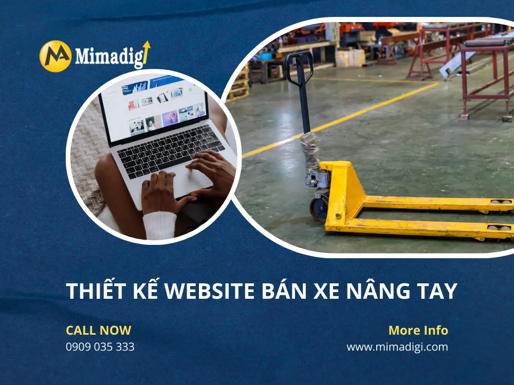 Thiết kế website bán xe nâng tay