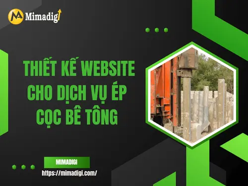 Thiết kế website dịch vụ ép cọc bê tông