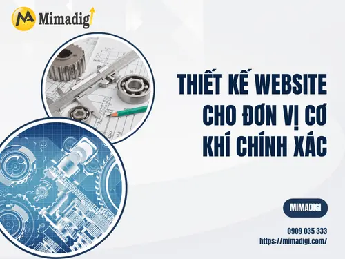 Thiết kế website đơn vị cơ khí chính xác