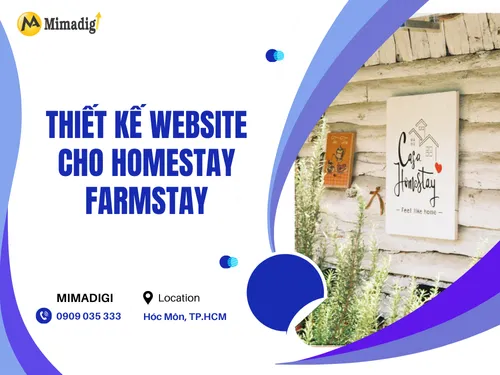 Homestay and Farmstay Website Design