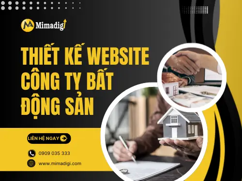 Thiết kế website công ty bất động sản