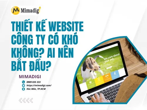 Is designing a company website difficult? Who should get started?