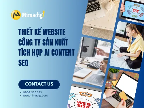 Manufacturing Company Website Design Integrated with AI Content SEO