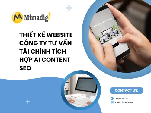 Financial Consulting Company Website Design Integrating AI Content SEO