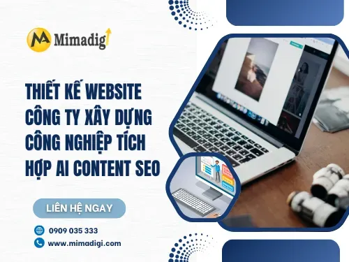 Designing Construction Company Website Integrated with AI Content SEO