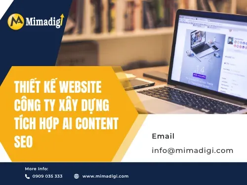Construction Company Website Design with AI Content SEO