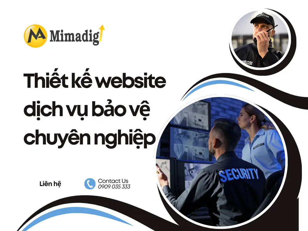Thiết kế website dịch vụ bảo vệ chuyên nghiệp