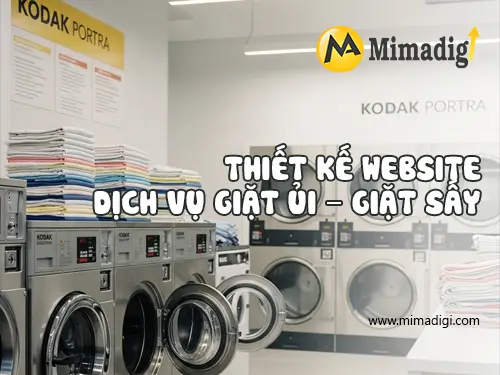 Thiết kế website dịch vụ giặt ủi – giặt sấy