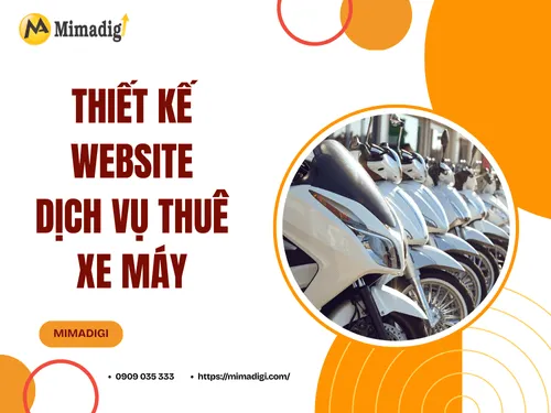 Thiết kế website dịch vụ thuê xe máy
