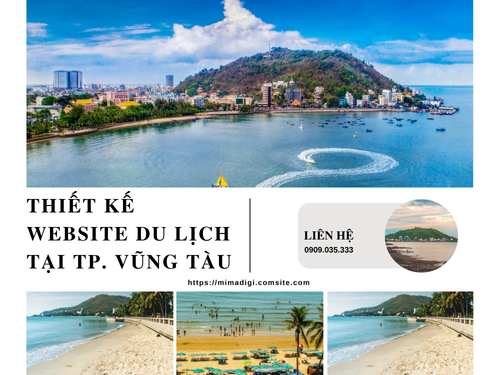 Tourism Website Design in Vung Tau City