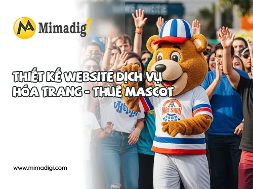 Website Design for Costume and Mascot Rental Services