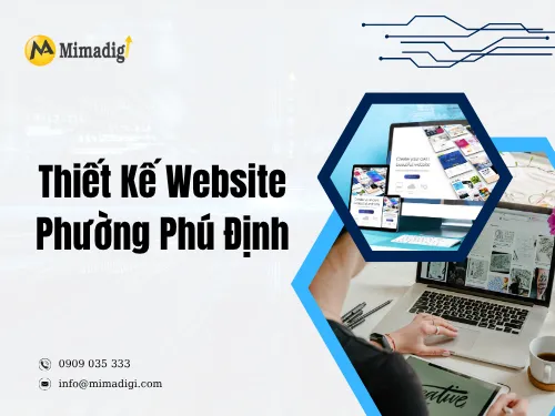Phu Dinh Ward Website Design