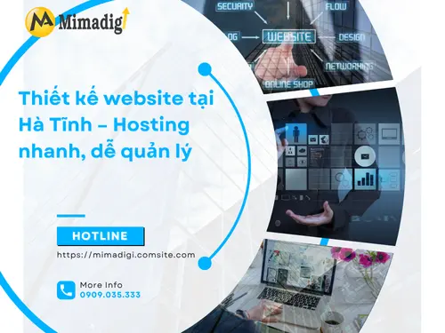 Thiết kế website tại Hà Tĩnh – Hosting nhanh, dễ quản lý