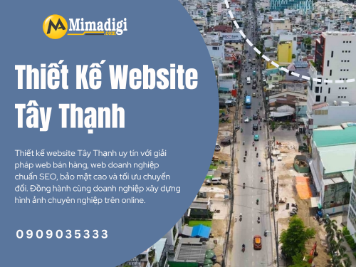 Thiết kế website Tây Thạnh