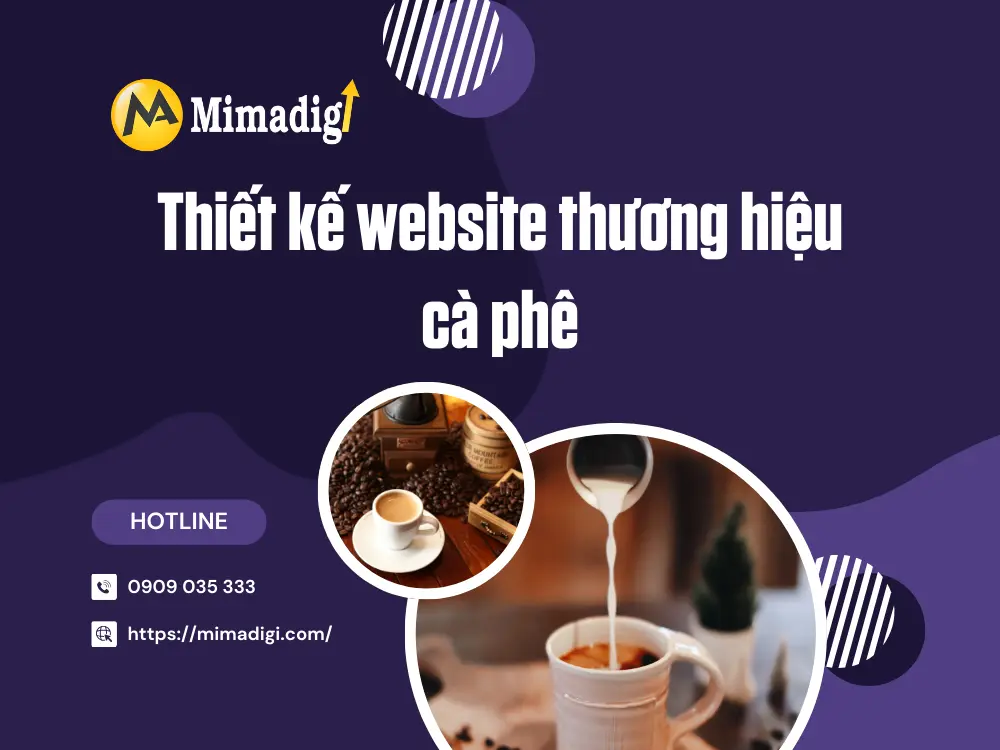 Thiết kế website thương hiệu cà phê