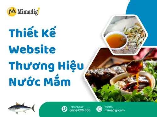 Thiết kế website thương hiệu nước mắm