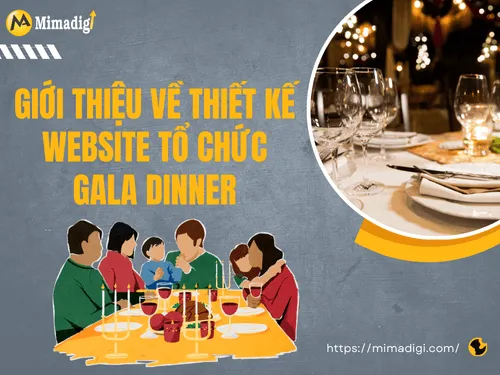 Thiết kế website tổ chức gala dinner