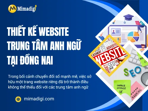 Thiết kế website trung tâm anh ngữ tại Đồng Nai