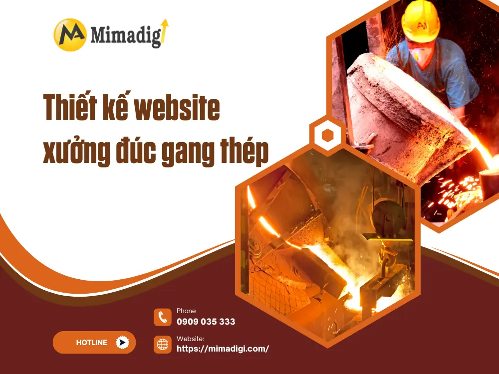 Thiết kế website xưởng đúc gang thép