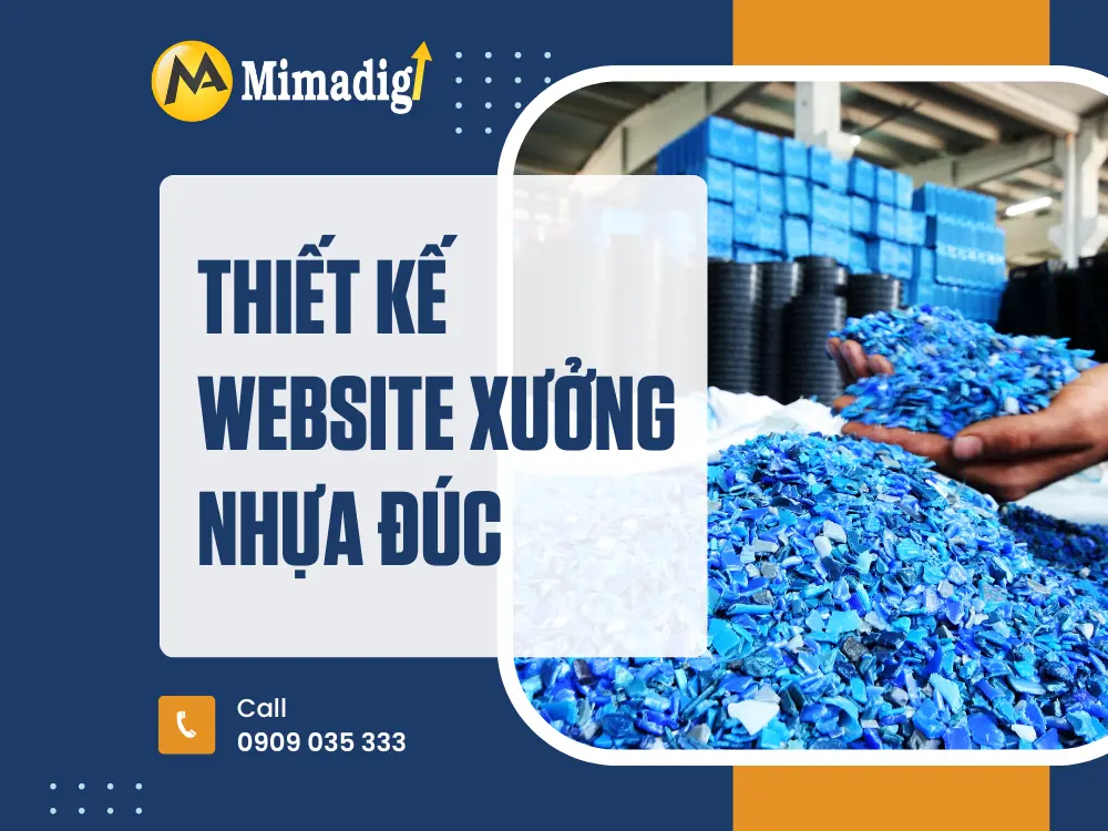 Thiết kế website xưởng nhựa đúc
