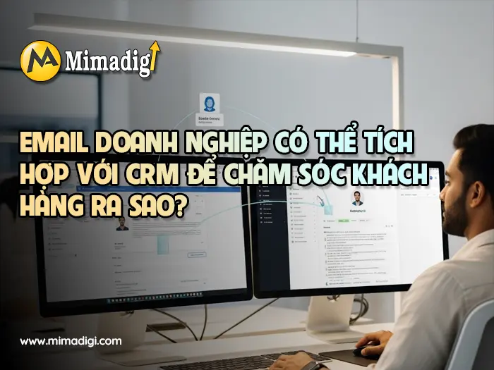 Tối Ưu Chăm Sóc Khách Hàng với Email Doanh Nghiệp và CRM